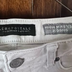 Aeropostale size 2 jeggings (3 pair), light tan, light pink, maroon